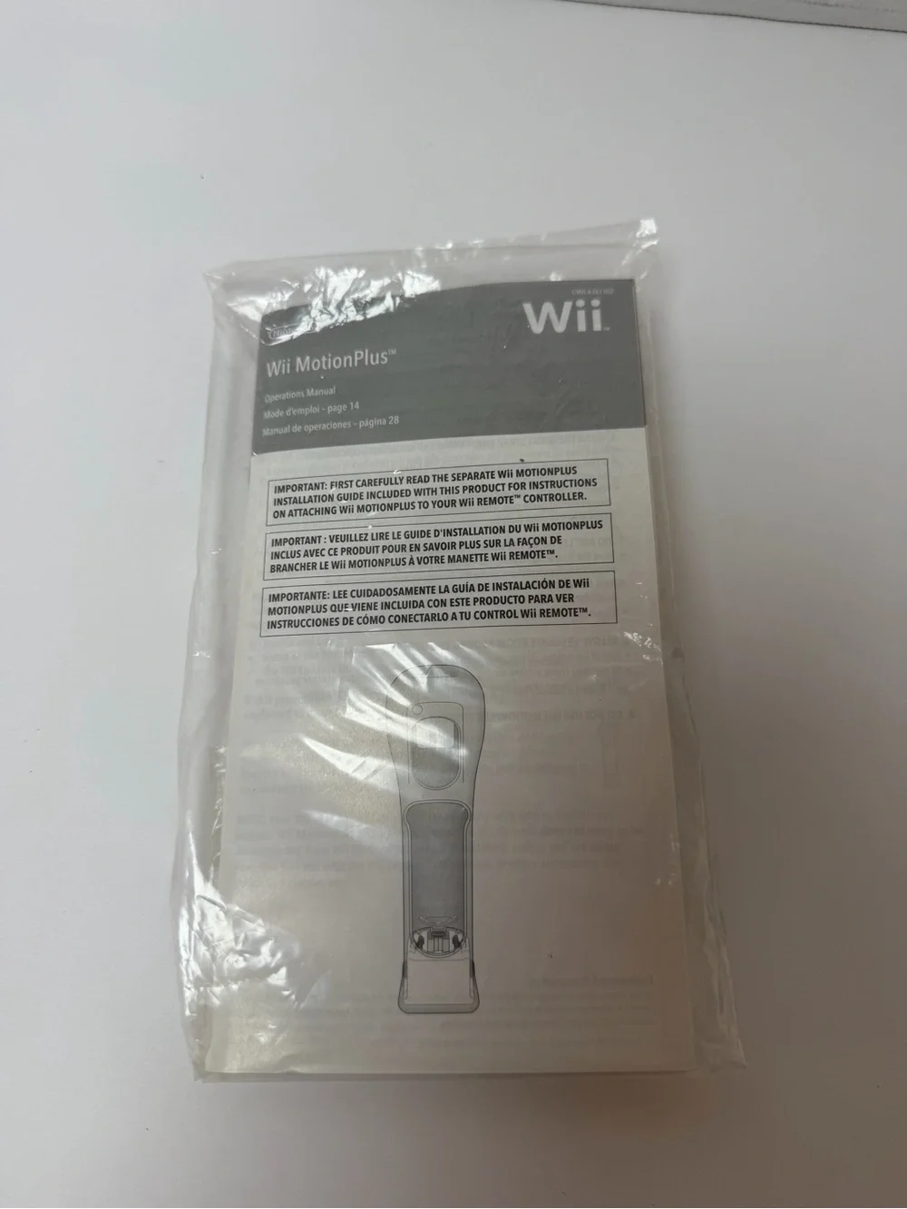 Nintendo Wii Controller with Motion Plus